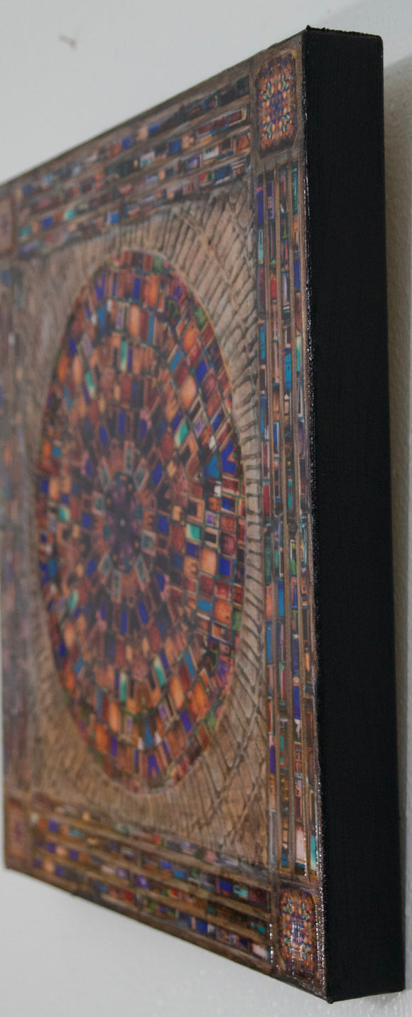 Thresholds of Santa Fe Mandala, 16 x16x 1.5