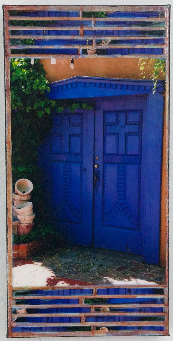 Old Town Albuquerque Purple Door, 8 x 16 x 1.5