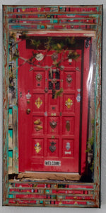 Alta Vista Red Door, 8 x 16 x 1.5