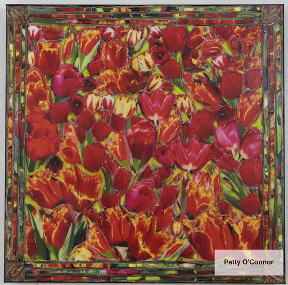 Red Tulip Mosaic (20 X 20)